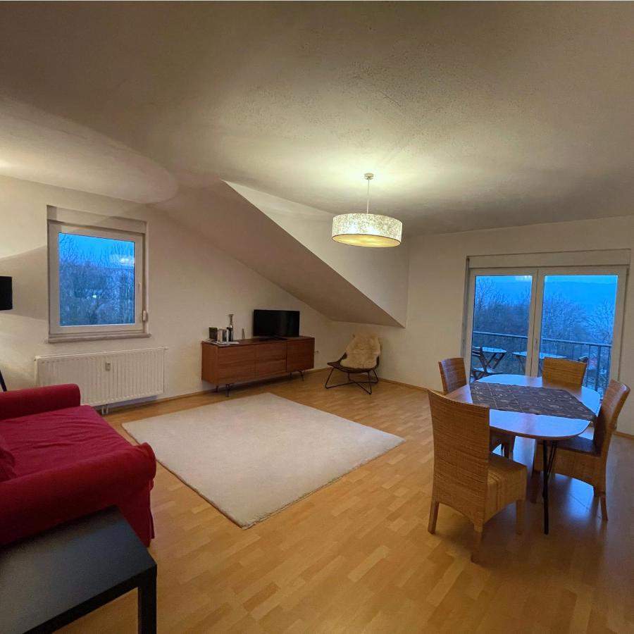 Ferienwohnung Balkonblick Am Hirschberg Санкт Вендел Екстериор снимка